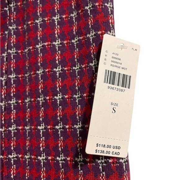 Anthropologie Margot Kick Flare Printed Pants by Maeve Size Small NWT - Picture 6 of 8